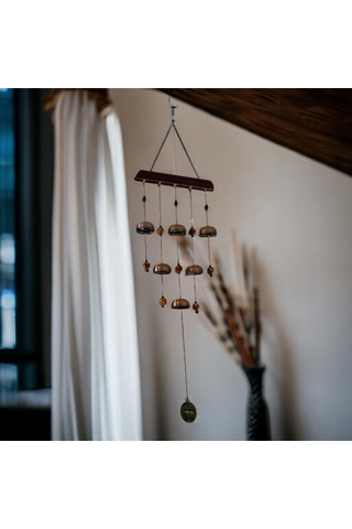 T.concept Demir Fil Halkalı Rüzgar Çanı 85 Cm