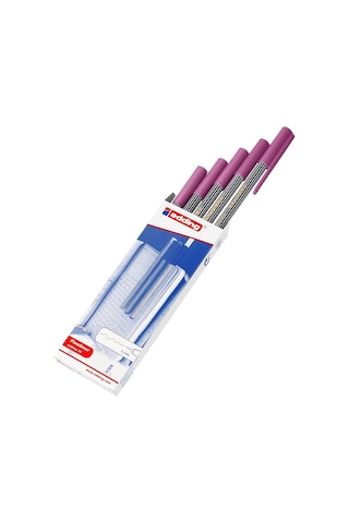 Edding 55 Fineliner - Koyu Pembe - 5 Kalem - 0,3 Mm Uç