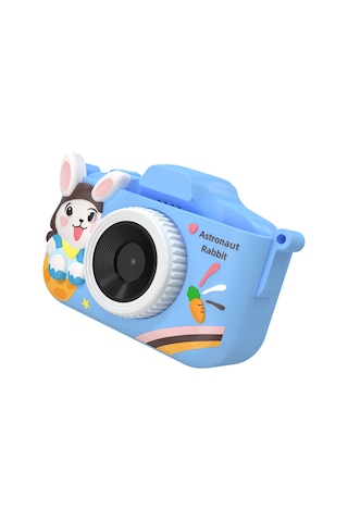 Springsun T6s Çocuk Kamera Mavi - 2.0 Ips Ekran, Hd Çift Kamerayla Fotoğraf, Video, Müzik Ve Oyunlar - 32gb Hafıza Kartı + Kart Okuyucu Dahil