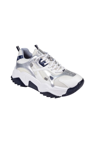 Pullman Kadın Spor Ayakkabı Sneaker Sms-65137 Beyaz Laci-beyaz Laci Beyaz - Lacivert