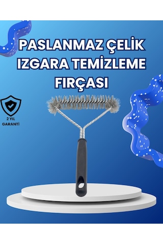 Paslanmaz Çelik Izgara Temizleme Fırçası Mangal Ve Barbekü İçin 91607164