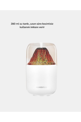 Ultrasonik Efektli Aromaterapi Difüzörü Usb Şarjlı Otomatik Kapanma Özellikli - 5000