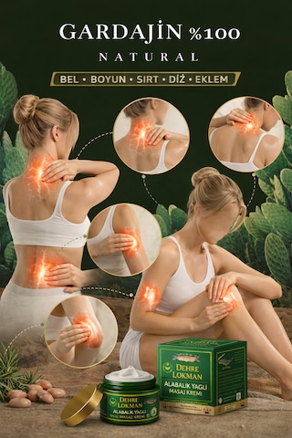 Gardajin Alabalık Yağı Masaj Kremi 35 Gr Küçük Boy