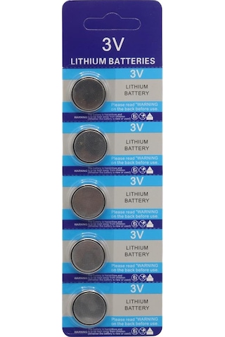 Ayt Powermaster Cr 2025 3 Volt Lityum Para Pil 5'li Paket Düğme Pil