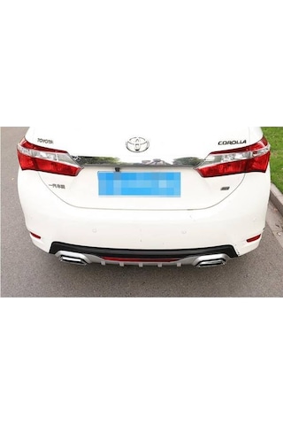 Toyota Corolla Uyumlu Difüzör 2013-2018 Amg Difizör