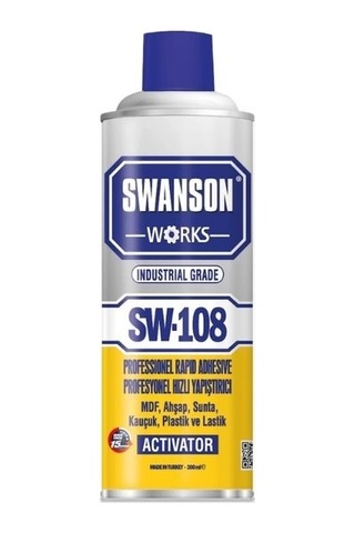 Swanson Works Swbnd Mdf Kit Profesyonel Süper Hızlı Yapıştırıcı Seti 200 + 35 Ml 24 Adet 1 Adet