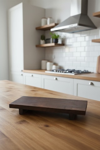 Bambum Bamira Dikdörtgen Küçük Ayaklı Sunum Tahtası B1630