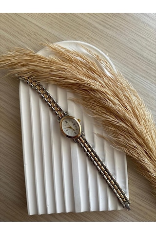 Rub045 25 Mm Rubsey Retro Minimal Hasır Kordon Vintage Kadın Kol Saati Siyah