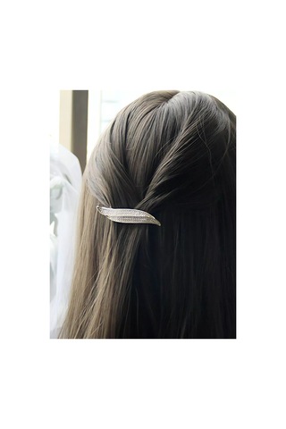 Bijoubijou Taş Detaylı Saç Tokası 244631954 Gri