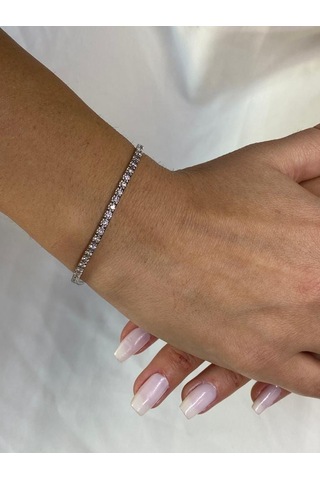 2.00 Karat Su Yolu Pırlanta Bileklik