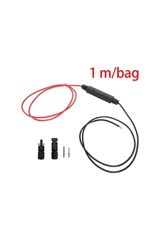 Homyl Fotovoltaik Güneş Paneli Bağlantı Kablosu Kırmızı Ve