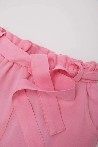 DeFacto Kız Bebek Wide Leg Düz Paça Pantolon E2941A525SPPN164 Pembe