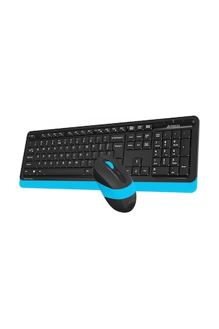 A4 TECH FG1010 KABLOSUZ STANDART MAVİ Q KLAVYE+MOUSE