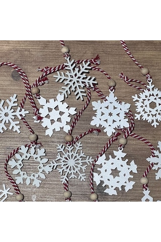 Büro Ev Partisi İçin Ahşap Yılbaşı Ağaç Süsü