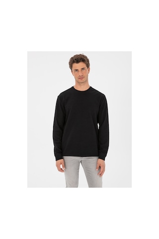 Pierre Cardin Siyah Regular Fit Sweatshirt 50313944-vr046