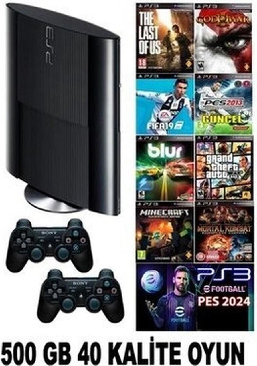 Ps3 500 Gb Süper Slin 40 Adet Dijital Oyun Ps3 Ps3 500 Gb Süper Slin 40 Adet Dijital Oyun Ps3