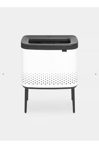 Brabantia Bo Beyaz Plastik Kapaklı Çamaşır Sepeti 60lt Beyaz