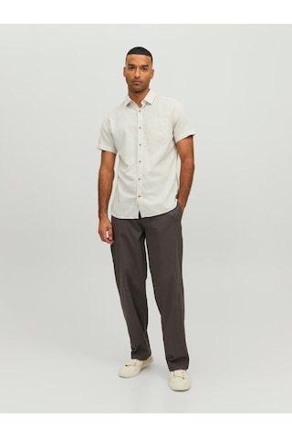 Jack & Jones Jack&jones Kısa Kollu Beyaz Erkek Gömlek 12235362 001