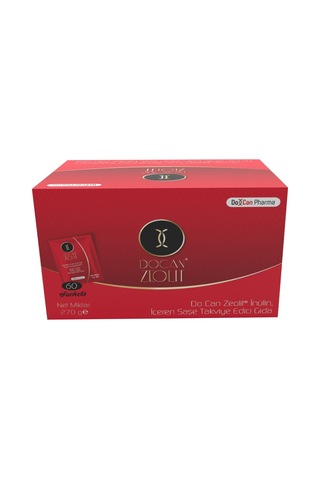 Zeolit ve İnülin İçeren Vitamin 60 Şase