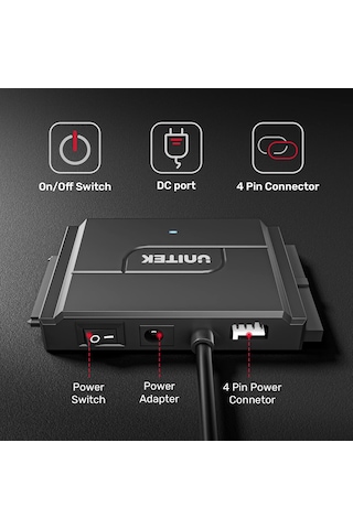 Unıtek Usb3.0 To Ide + Sata Iı Dönüştürücü Y-3324-eu