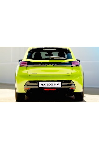 Dk Tuning Peugeot Yeni 208 Bagaj 3m 3d Koyu Gri Abs Yazı Logo