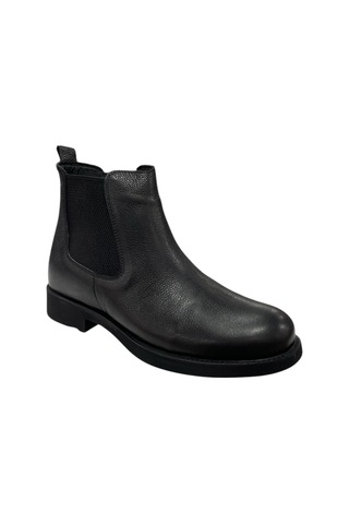 Burç 07168 Erkek Casual Deri Bot Kış 24 Siyah