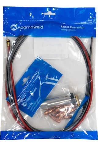 Magmaweld MIG/Mag Torç Sarfları ve Aksesuarları Mıg Sarf Kiti M6xl25x0,8mm 150a