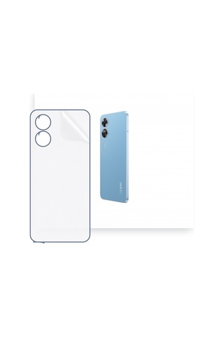 Schitec Oppo A17 Uyumlu Arka Yüzey Hidrojel Koruyucu Film