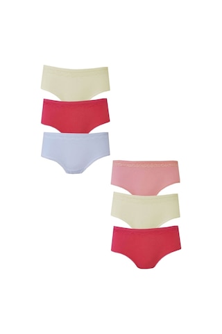 Tutku Iç Giyim 6Lı Kız Çocuk Pınar Bato Pamuklu Slip Külot