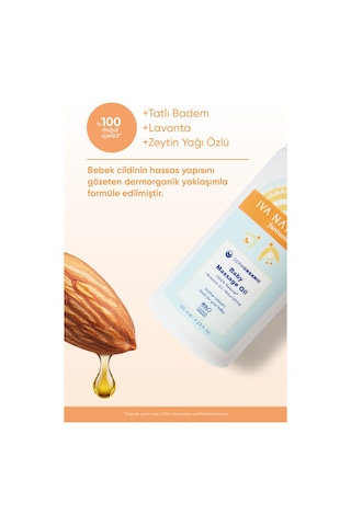 Iva Natura Organik Sertifikalı %100 Doğal Besleyici Yağ Kompleksli Bebek Yağı 125ml