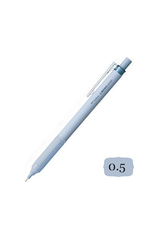 Tombow Mono Graph Lite Mekanik Versatil Uçlu Kalem 0.5 Gri Mavi Blisterli Dpa-122c