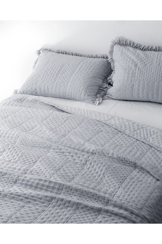 Madame Coco Medus Çift Kişilik Yatak Örtüsü - İndigo Indigo