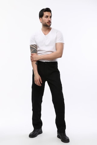 Uniprom İş Pantolonu Mercedes Benz Servis Pantolonu Diz Destekli Siyah