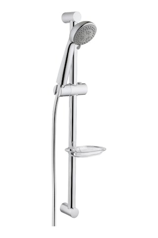 VitrA Compact A45695 Ekm 3f Sürgülü El Duş Takımı, Krom
