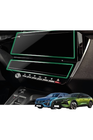 Peugeot 408 Gt (2023-2026) Uyumlu Multimedya 9h Nano Ekran Koruyucu