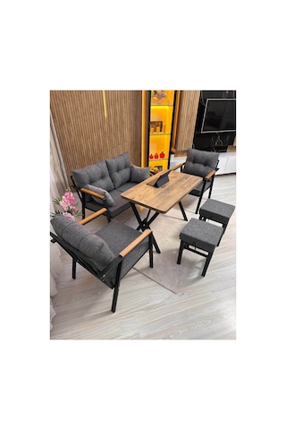 Mila ,model, Balkon, Bahçe, Cafe, Metal Koltuk Takımı, Bahçe Takımı , Çay Seti, 2+1+1 , Yemek Masası , Balkon Mobilyası