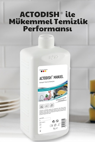 Actodish Manuel Bulaşık Deterjanı 1 L