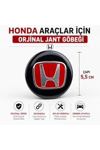 Honda Araçlar İçin Jant Göbeği Takımı 4  Adet