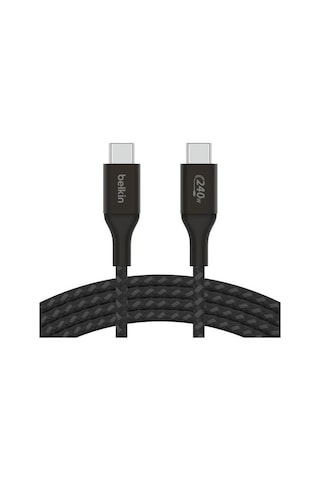 Belkin Cab015bt1mbk Boostcharge Örgülü Usb-c To Usb-c 240w Şarj Kablosu 1m - Siyah
