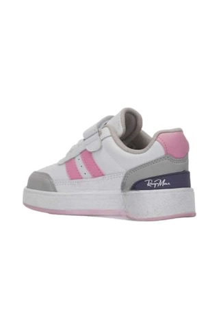 Raymax Kids Sneaker Esnek Hafif Rahat Çocuk Spor Ayakkabı Tam Kalıp Günlük Ayakkabı Beyaz Pembe Beyaz - Pembe