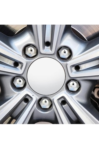 Bijon Kapağı 19 Mm Krom Renk 20'li Paket İthal