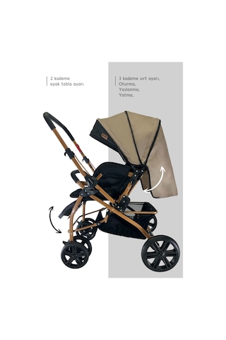 Bebegold  Çift Yönlü Bebek Arabası