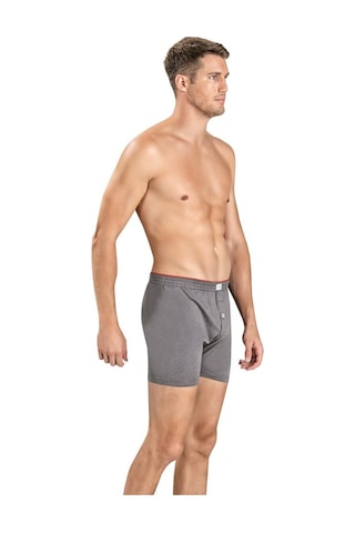 Jiber Erkek Gri Havlu Kemer Pamuklu 6'lı Boxer 127