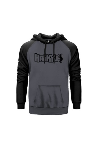 Haikyu Kırmızı Renk Reglan Kol Sweatshirt