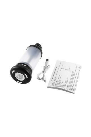 Outad Taşınabilir Şarj Edilebilir Manyetik Dış Mekan Led Araca Monte Seyahat Işığı Siyah