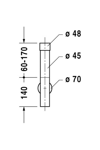 Duravit Unıversal Tasarım Sıfon Krom 0050361000