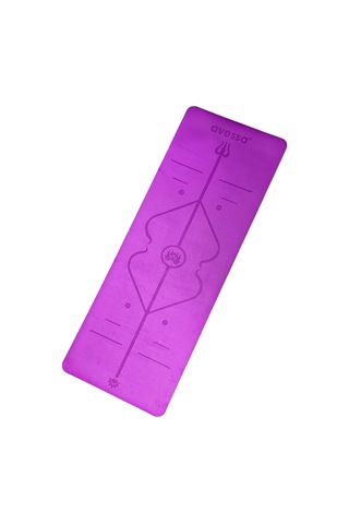Premium Rym-purple Kauçuk Yogamat Lila Renk 183 68 0,5 Cm Spor Salon Güç