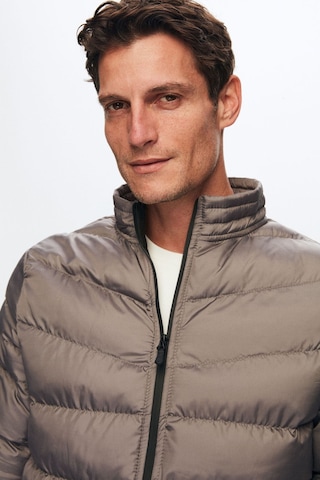 Ds Damat Slim Fit Gri Rüzgar Geçirmez Elyaf Dolgulu Mont 1HF07ORT01940 Gri