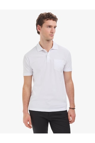 Pierre Cardin Erkek Beyaz Tişört Basic 50325290-vr013