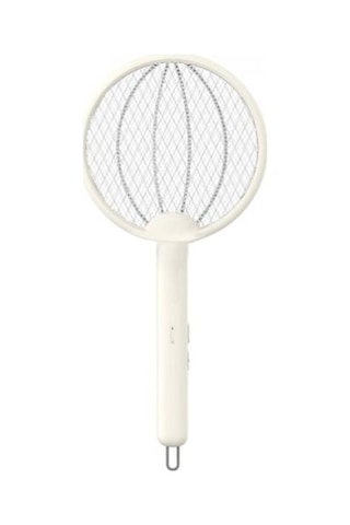 Coofbe Katlanabilir Usb Şarjlı 3 Katmanlı 3000v Voltaj Uv Işıklı Raket Sivrisinek Kovucu Sinek Öldürücü